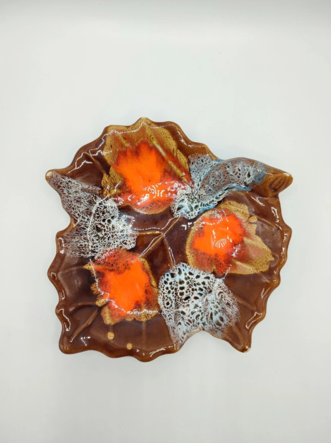 Vallauris Pocket Empty, Vintage, Leaf Shape