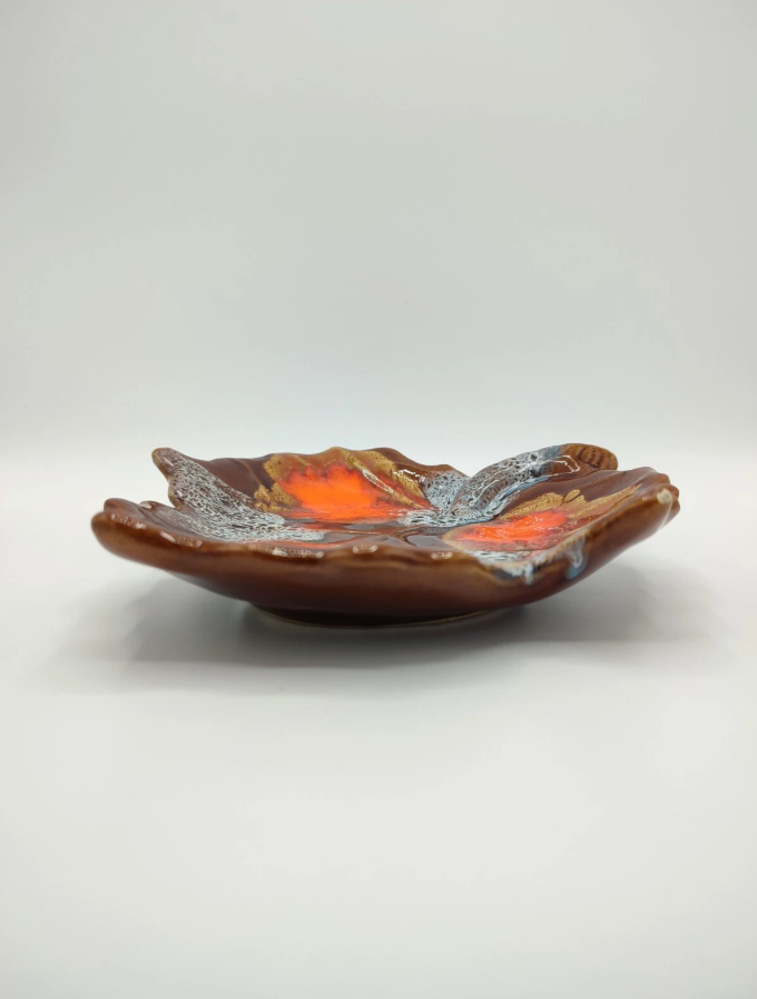 Vallauris Pocket Empty, Vintage, Leaf Shape